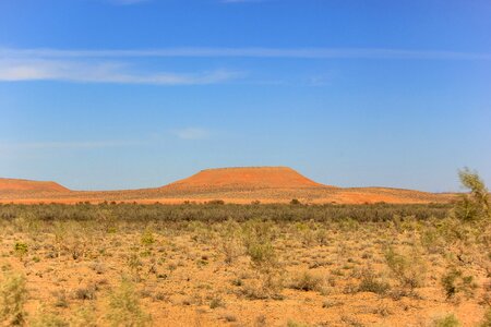 Orange desert sandstone photo