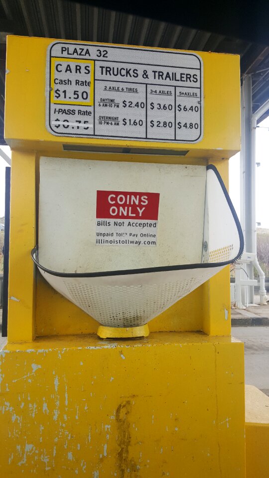 Tollway cash