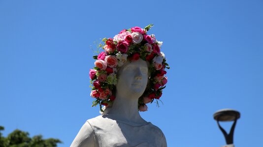 Rose festival hair decoration corolla