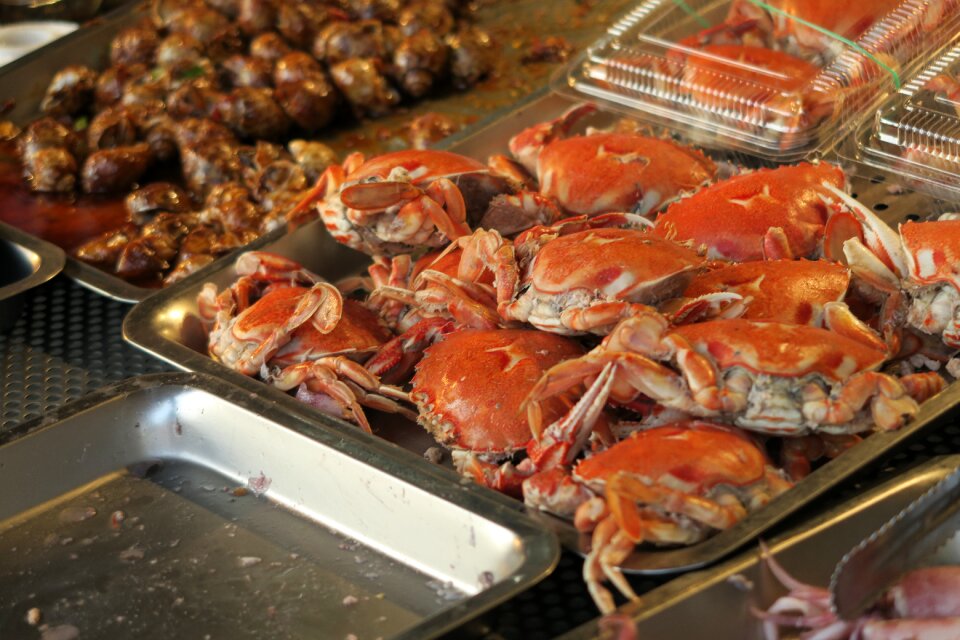 Barbecue seafood snack