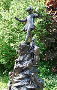 Statue bronze kensington gardens