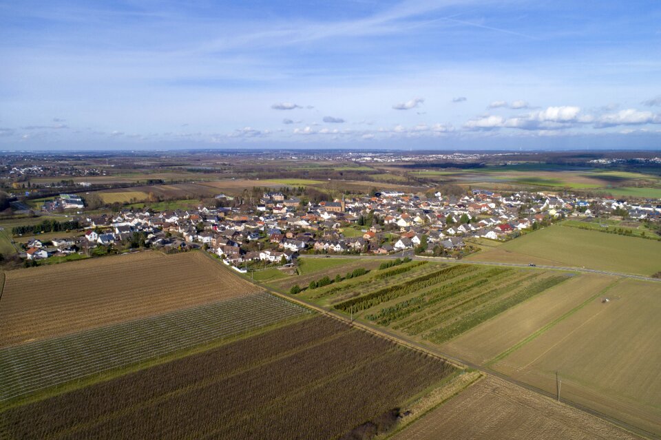 Place landscape aerial view