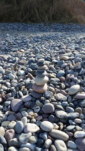 Stones beach by the sea