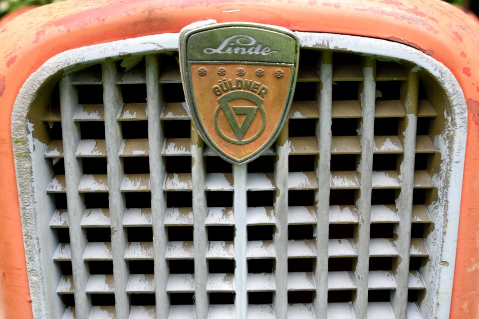 Logo old tractor photo