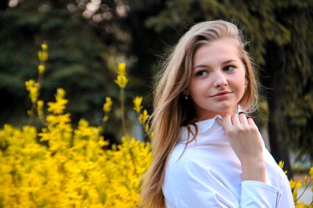 Color tenderness girl