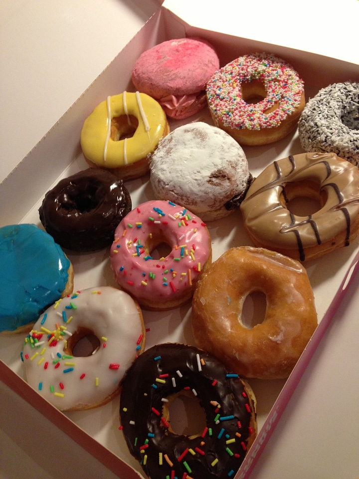 Food doughnut sweet