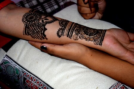 Tattoo ethnic mehndi photo
