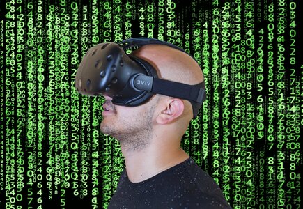 Glasses virtual reality photo