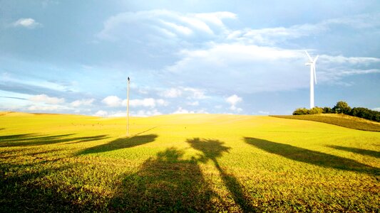 Landscape farm grass
