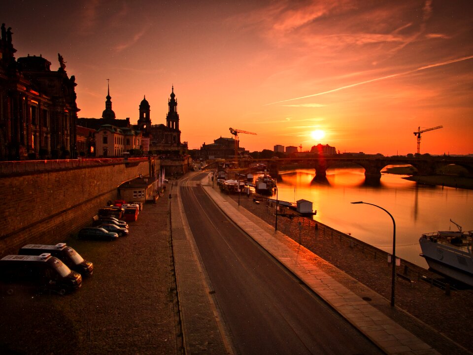 Lights abendstimmung dresden