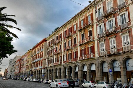 Via roma architecture facades