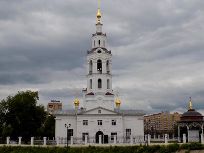 The orthodox church christian church dome photo