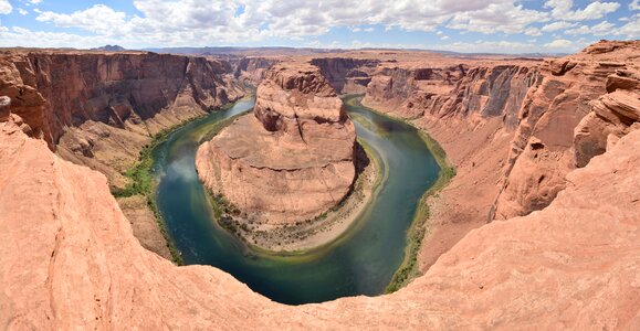 Usa horseshoe bend river photo