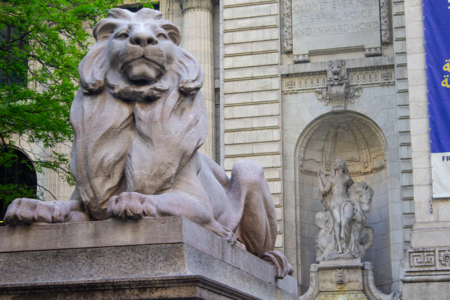 Architecture building statue