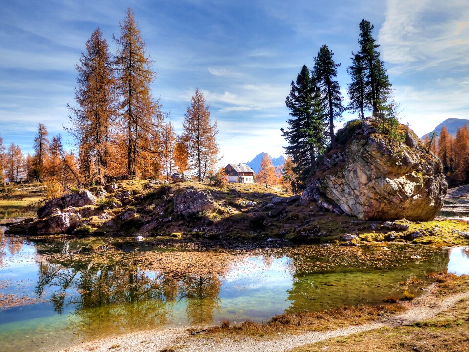 Alpine nature view
