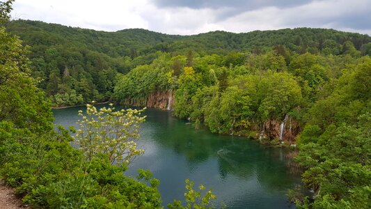 Plitvice lake cascade