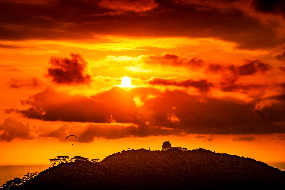 Sunset southern countries sky