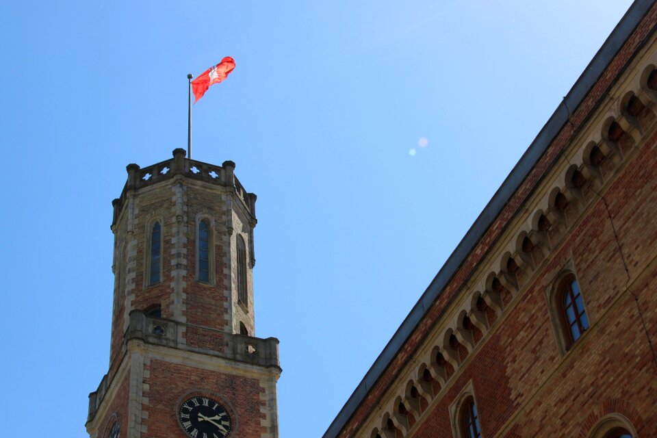 Hamburg flag architecture