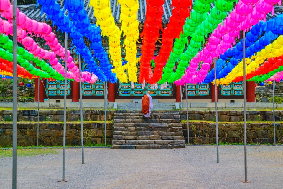 Color buddhism buddhist