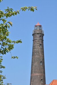 Borkum lighthouse east frisia north sea