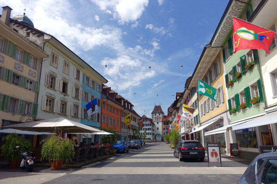 City architecture street photo