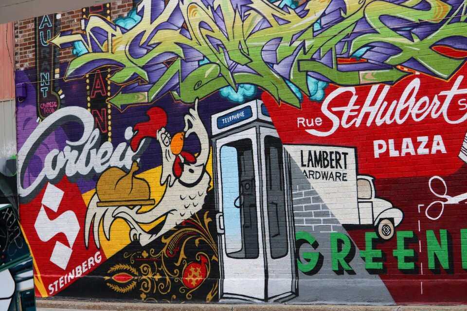 Graffiti wall artistic