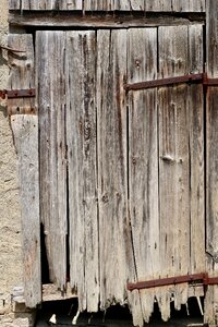 Old door gate rusty photo