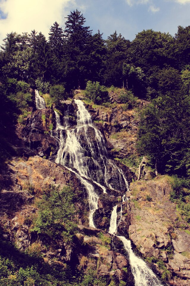 Landscape waterfalls small waterfall