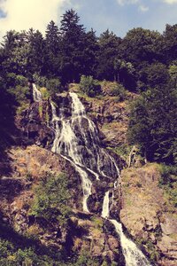 Landscape waterfalls small waterfall photo