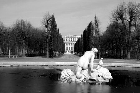 Woman marble statue photo