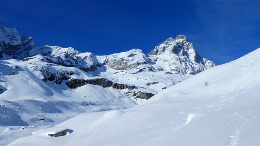 Mountain snow alpine photo