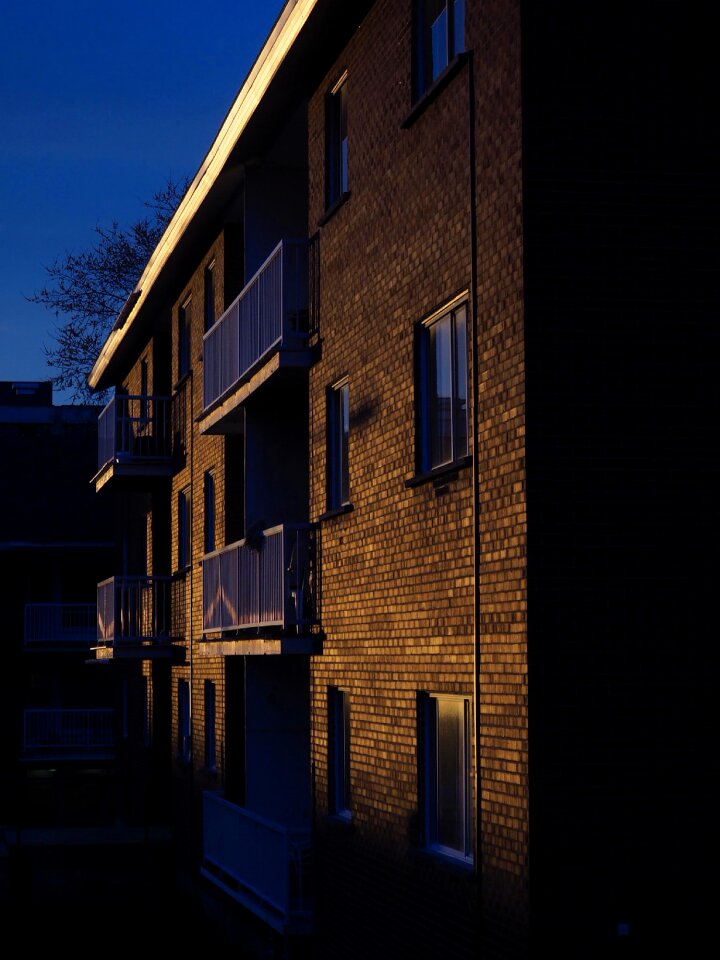 Brick building apartment photo