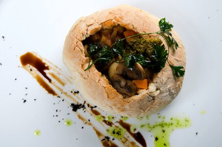 Bread stuffing gastronomy food