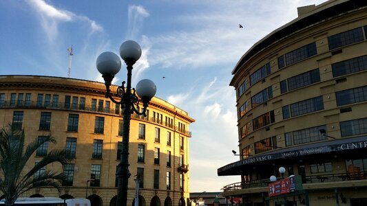 Buildings plaza lighthouse
