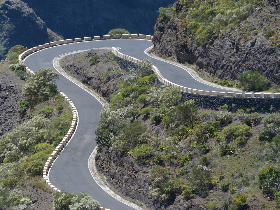 Mountain road road mountains
