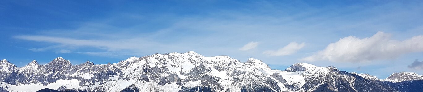 Austria dachstein panoramic image photo