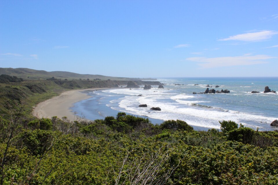 Coast line ocean beach