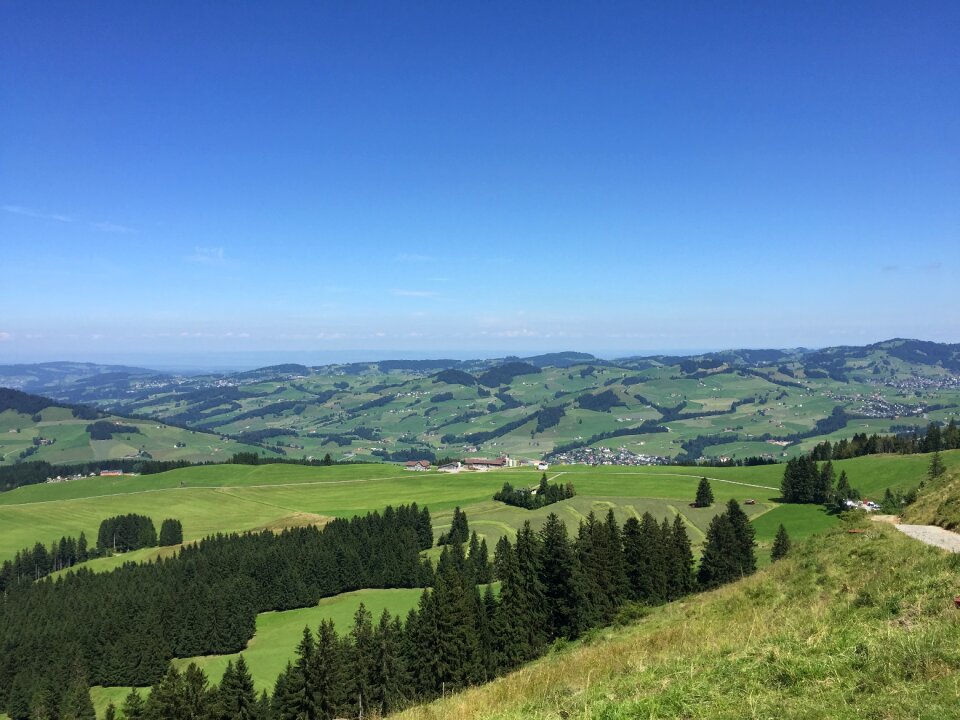 Swiss alps mood landscape