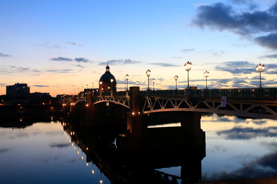 Hautegaronne landscape twilight