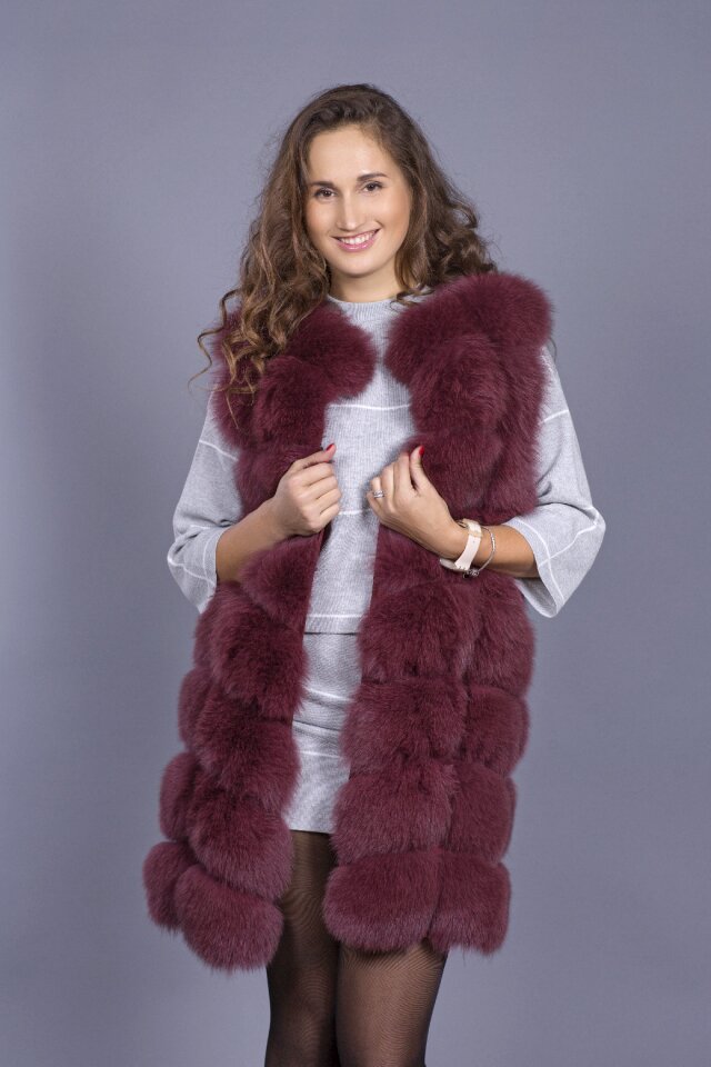 Luxury view artificial fur