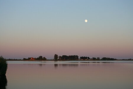 Nature evening moon photo