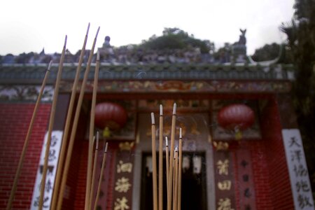 Stick traditional temple photo