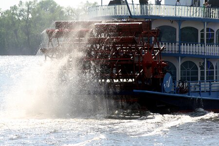 Hamburgensien port motifs paddle wheel photo