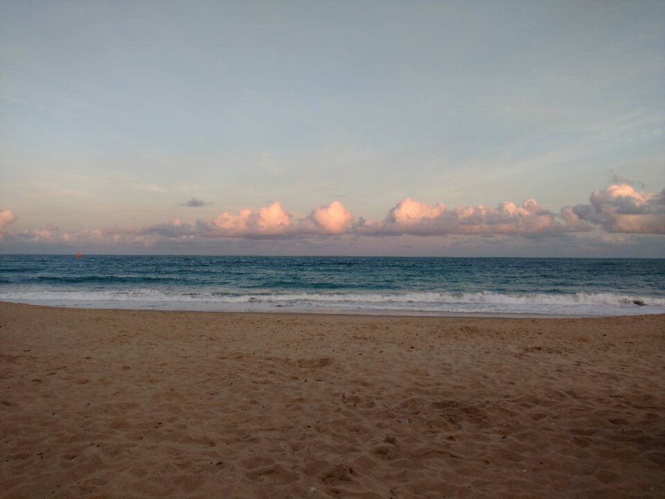 Summer ocean eventide