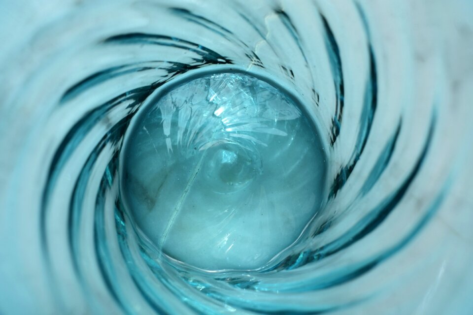Inside blue clear