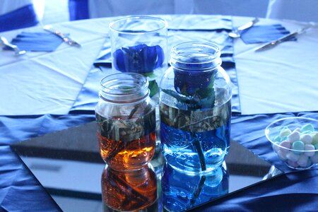 Blue wedding blue party