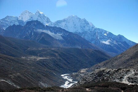 The himalayas nepal landscape photo