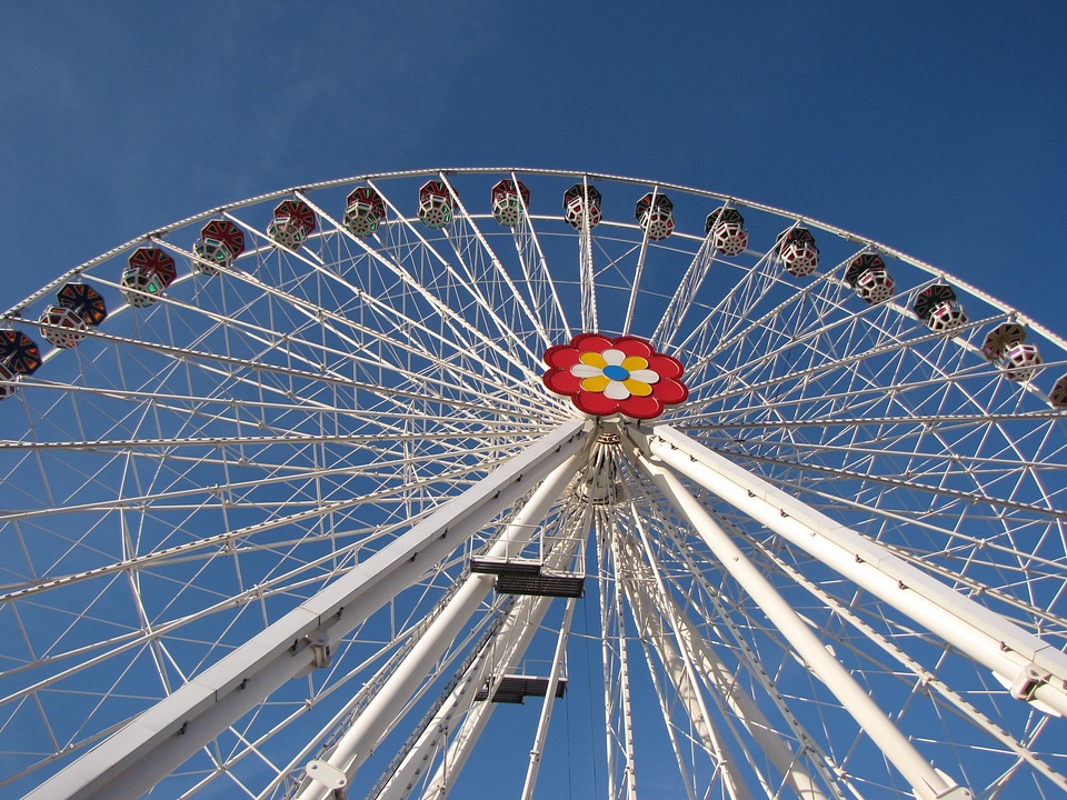 Ferris wheel amusement