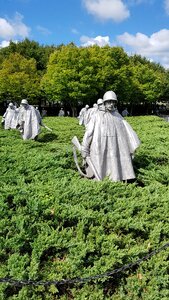 Korea dc washington monument photo