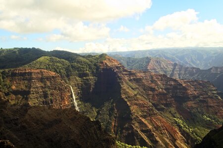 Geological volcanic landscape